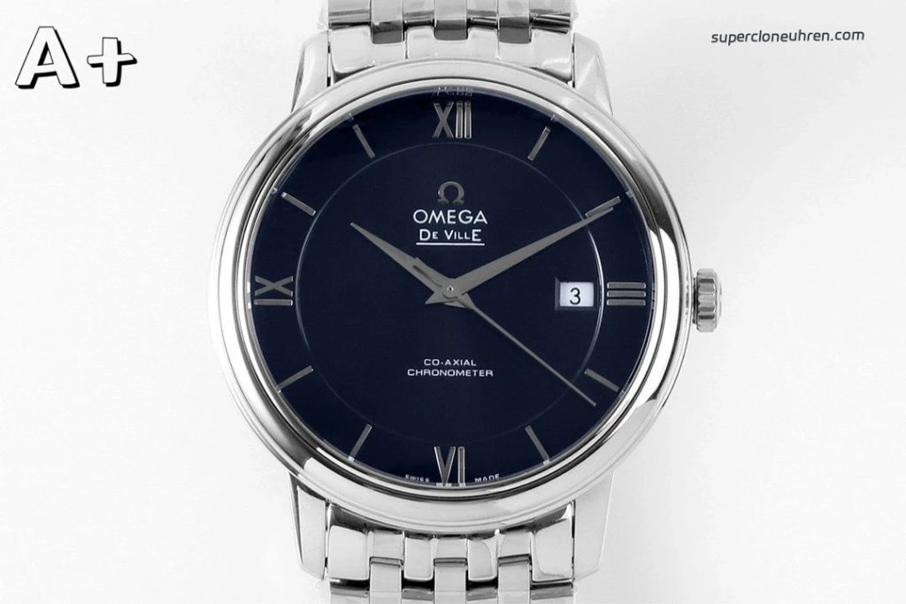 Premium Replica Uhr Omega De Ville 424.10.40.20.03.001 mit Edelstahlarmband 39,5 mm