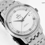 Premium Replica Uhr Omega De Ville 424.10.40.20.02.005 mit Waben-Zifferblatt und Edelstahlband 39,5 mm