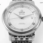 Premium Replica Uhr Omega De Ville 424.10.40.20.02.005 mit Waben-Zifferblatt und Edelstahlband 39,5 mm