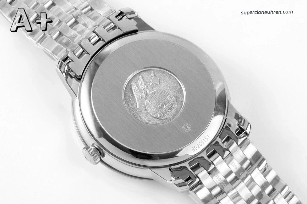 Premium Replica Uhr Omega De Ville 424.10.40.20.02.005 mit Waben-Zifferblatt und Edelstahlband 39,5 mm