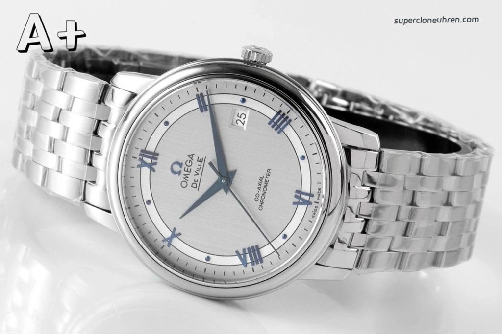 Premium Replica Uhr Omega De Ville Prestige 424.10.40.20.02.001 mit Edelstahlband 39,5 mm