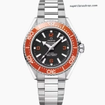Super Clone Omega Seamaster Planet Ocean 217.30.42.21.01.003 mit orangefarbener Lünette 42 mm