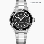 Super Clone Omega Seamaster Planet Ocean 217.30.42.21.01.001 Edelstahl schwarzes Zifferblatt 42 mm