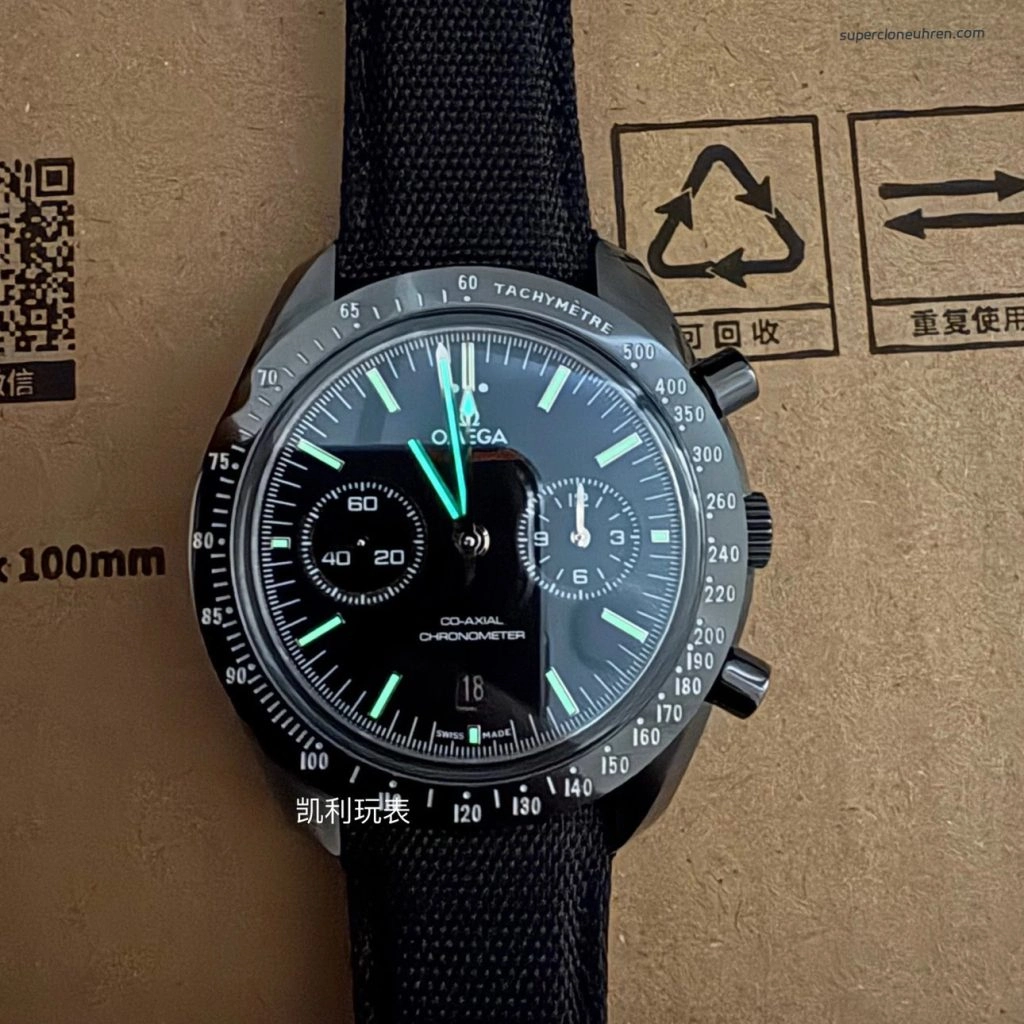 1:1 Super Clone Uhr Omega Speedmaster 311.92.44.51.01.003 Schwarzes Keramikgehäuse 44,25 mm