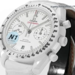 Premium Replica Uhr Omega Speedmaster 311.93.44.51.04.002 aus weißer Keramik 44,25 mm