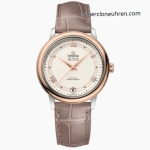 Premium Replica Uhr Omega De Ville 424.23.33.20.09.001 mit Satin-Zifferblatt und Bicolor 32,7 mm