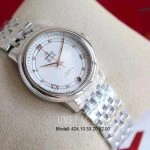 Premium Replica Uhr Omega De Ville 424.10.33.20.52.001 mit Goldzeigern und Stahlband 32,7 mm
