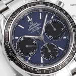 Super Clone Omega Speedmaster Racing 326.30.40.50.03.001 blaues Zifferblatt Edelstahlband 40mm