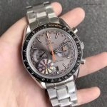 1:1 Super Clone Uhr Omega Speedmaster 329.30.44.51.06.001 graues Zifferblatt mit Stahlband 44,25 mm