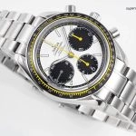 Super Clone Omega Speedmaster 326.30.40.50.04.001 weißes Zifferblatt Edelstahlband Chronograph 40mm