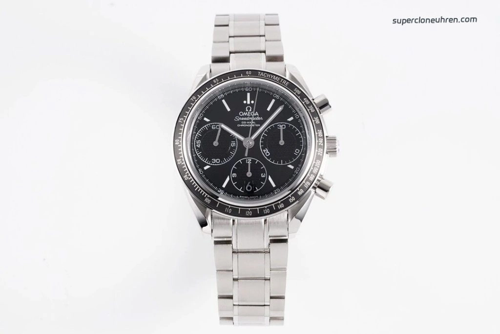 Premium Replica Uhr Omega Speedmaster 326.30.40.50.01.001 mit schwarzem Zifferblatt und Stahlband 40 mm