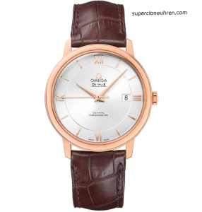 Premium Replica Uhr Omega De Ville 424.53.40.20.02.001 Roségold 39,5 mm
