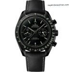 Super Clone Omega Speedmaster 311.92.44.51.01.004 mit Keramikgehäuse und Lederband 44,25 mm