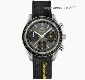 Super Clone Omega Speedmaster 326.32.40.50.06.001 graues Zifferblatt mit Kautschukband 40 mm