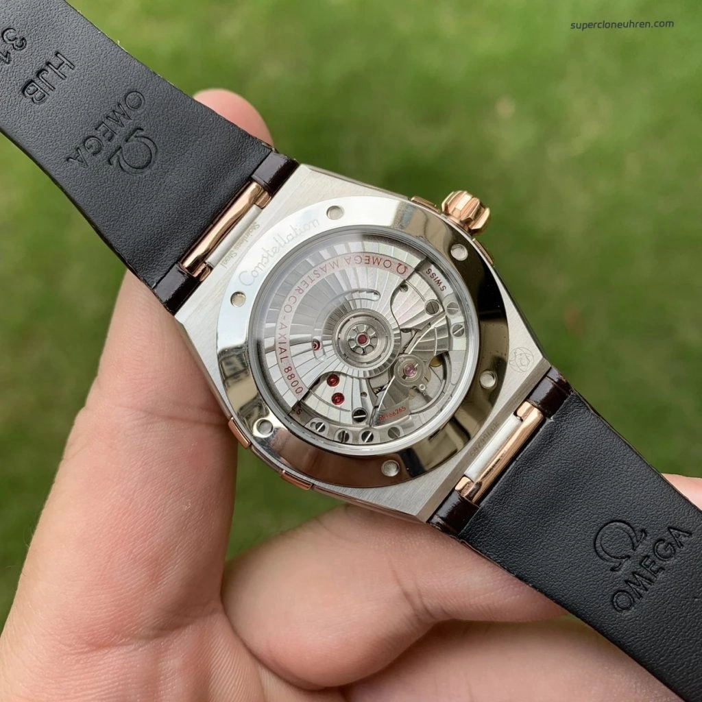 Super Clone Omega Constellation 131.23.39.20.02.001 Bicolor Roségold 39 mm