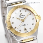 Premium Replica Uhr Omega Constellation 131.20.29.20.52.002 Bicolor Stahl-Gold 29 mm