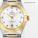 Premium Replica Uhr Omega Constellation 131.20.29.20.52.002 Bicolor Stahl-Gold 29 mm