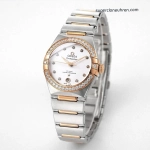 Premium Replica Uhr Omega Constellation 131.25.29.20.52.001 Roségold mit Diamantbesatz 29 mm
