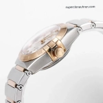 Premium Replica Uhr Omega Constellation 131.25.29.20.52.001 Roségold mit Diamantbesatz 29 mm