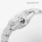 Premium Replica Uhr Omega Constellation 131.15.29.20.52.001 Edelstahl mit Diamantbesatz 29mm
