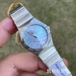 Premium Replica Uhr Omega Constellation 123.10.27.60.57.001 Perlmuttzifferblatt mit Diamantindizes 27mm