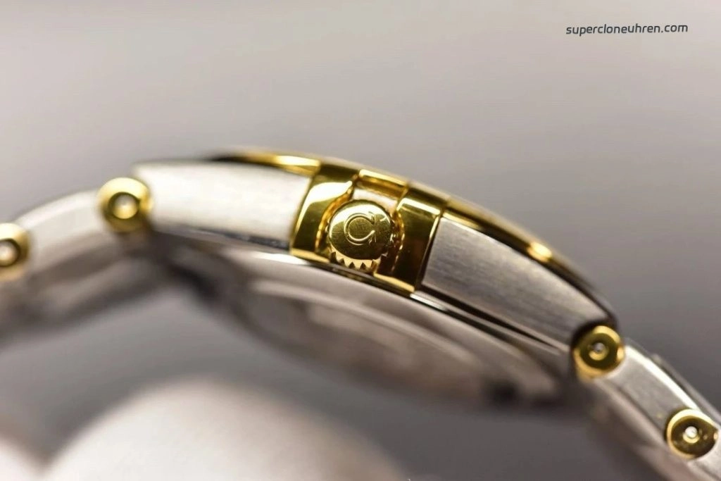 Super Clone Omega Constellation 131.10.28.60.55.002 Perlmutt-Zifferblatt Bicolor 28mm