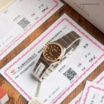 Premium Replica Uhr Omega Constellation 123.25.27.60.63.002 Bicolor mit Diamantbesatz 27mm