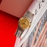 Premium Replica Uhr Omega Constellation 123.25.27.60.58.001 Bicolor mit Diamantbesatz 27mm