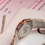 Premium Replica Uhr Omega Constellation 123.25.27.60.58.001 Bicolor mit Diamantbesatz 27mm