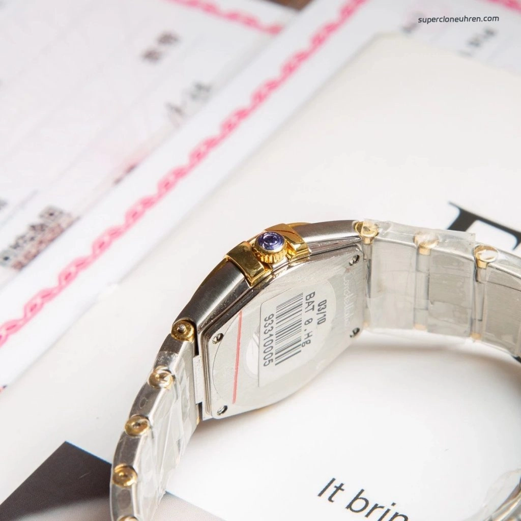 Premium Replica Uhr Omega Constellation 123.25.27.60.55.004 mit Gelbgold und Diamantbesatz 27 mm