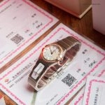 Premium Replica Uhr Omega Constellation 123.25.27.60.55.006 Roségold mit Diamantbesatz 27 mm