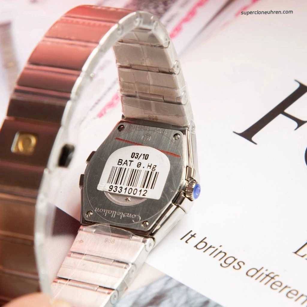 Premium Replica Uhr Omega Constellation 123.10.27.60.51.002 Edelstahl mit Diamantbesatz 27mm