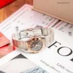 Premium Replica Uhr Omega Constellation 123.20.27.60.63.001 mit Diamanten und Bicolor-Look 27mm