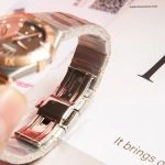 Premium Replica Uhr Omega Constellation 123.20.27.60.63.001 mit Diamanten und Bicolor-Look 27mm