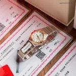 Premium Replica Uhr Omega Constellation 123.25.27.60.55.008 Bicolor mit Diamantbesatz 27mm