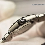 Premium Replica Uhr Omega Constellation 131.15.28.60.60.001 Edelstahl mit Diamantbesatz 28mm