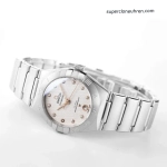 Premium Replica Uhr Omega Constellation 131.10.29.20.52.001 Perlmuttzifferblatt Stahlband 29mm
