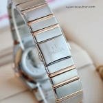 Premium Replica Uhr Omega Constellation 131.25.28.60.55.001 Perlmuttzifferblatt Roségold 28mm