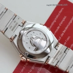 Premium Replica Uhr Omega Constellation 131.25.28.60.55.001 Perlmuttzifferblatt Roségold 28mm