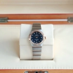 Premium Replica Uhr Omega Constellation 131.25.25.60.53.002 Bicolor Diamantlünette 25 mm