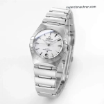 Premium Replica Uhr Omega Constellation 131.10.29.20.05.001 Perlmutt-Zifferblatt Edelstahlband 29mm