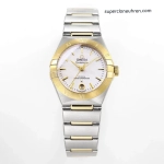 Premium Replica Uhr Omega Constellation 131.20.29.20.05.002 Bicolor Stahl-Gold 29mm