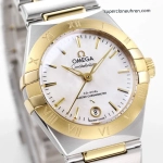 Premium Replica Uhr Omega Constellation 131.20.29.20.05.002 Bicolor Stahl-Gold 29mm