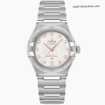Premium Replica Uhr Omega Constellation 131.10.29.20.52.001 Perlmuttzifferblatt Stahlband 29mm