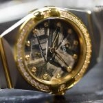 Premium Replica Uhr Omega Constellation 131.25.28.60.99.002 Bicolor mit Diamantbesatz 28mm