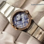 Premium Replica Uhr Omega Constellation 131.25.28.60.99.001 Bicolor mit Diamantbesatz 28mm