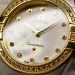 Premium Replica Uhr Omega Constellation 131.25.28.60.55.002 Perlmutt-Zifferblatt mit Diamanten 28mm