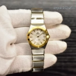Premium Replica Uhr Omega Constellation 131.20.28.60.05.002 Perlmutt-Zifferblatt in Gold 28mm