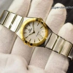 Premium Replica Uhr Omega Constellation 131.20.28.60.05.002 Perlmutt-Zifferblatt in Gold 28mm