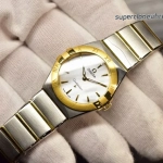Premium Replica Uhr Omega Constellation 131.20.28.60.05.002 Perlmutt-Zifferblatt in Gold 28mm